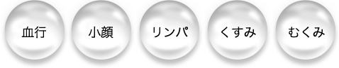 血行 小顔 リンパ くすみ むくみ